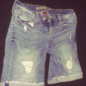 Arizona Ripped Jean Shorts.